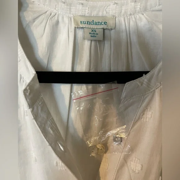 Sundance New White Sleeveless Cotton Dress - Picture 5 of 7